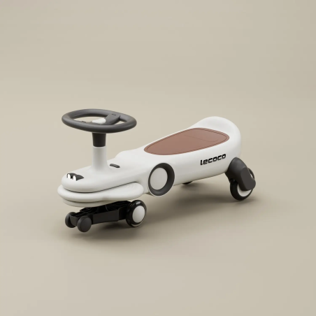 Παιδικό Ride-On Lecoco C-move figg-c Χωρίς Πετάλια Με Φωτιζόμενους Τροχούς Καφέ L-691718