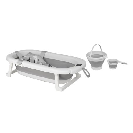 Μπανιέρα Πτυσσόμενη Bebe Stars Foldy SET με Θερμόμετρο και αξεσουάρ 26-100