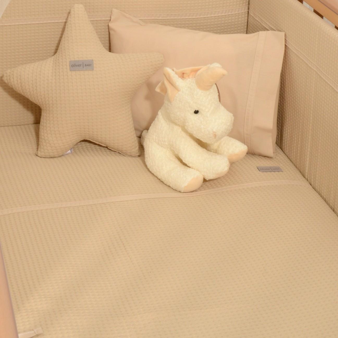 Παπλωματοθήκη με Φερμουάρ 100x140 Design 454 Oliver Baby