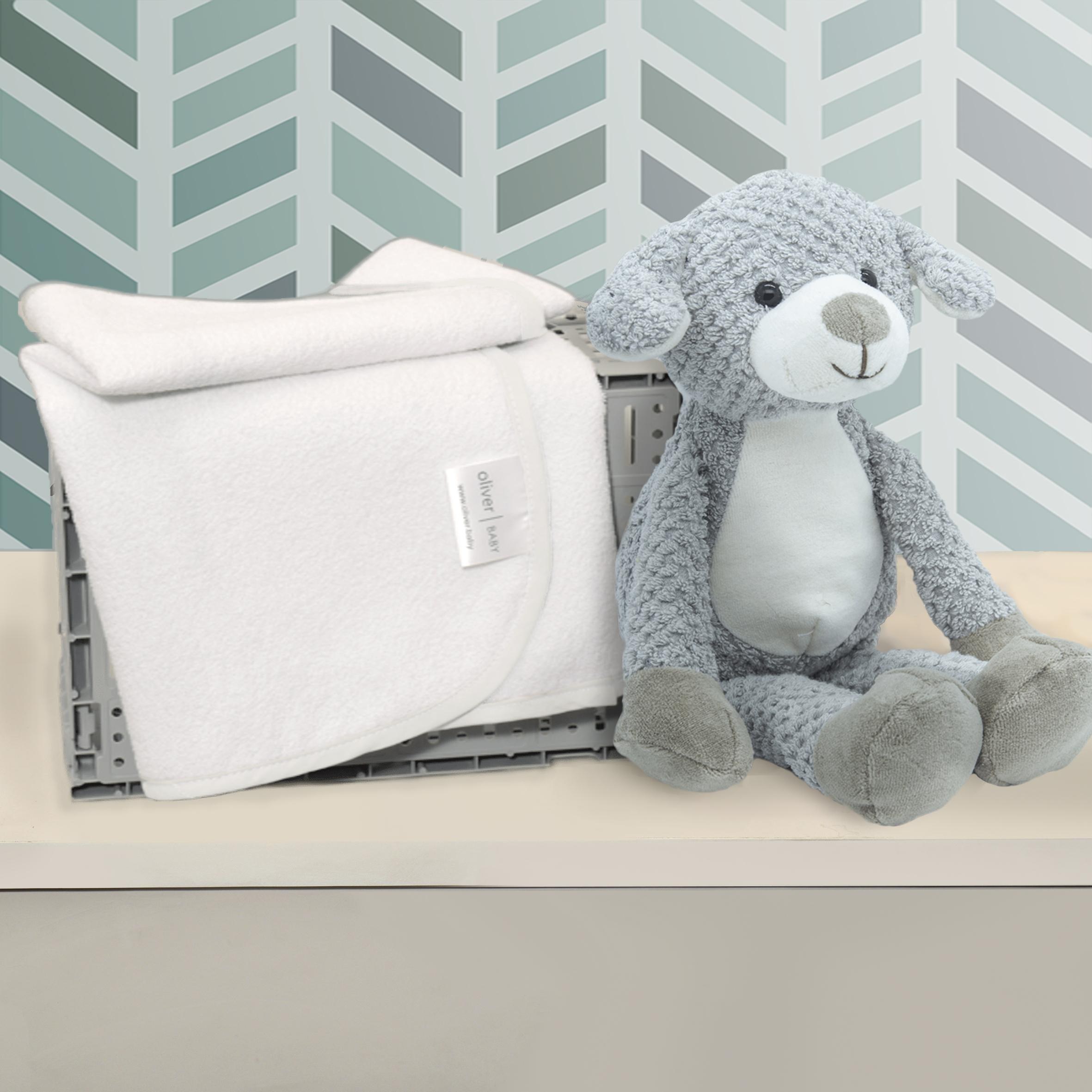 Σελτεδάκι 40x60cm 300gr/sqm Με Λευκό Ρέλι - Oliver Baby