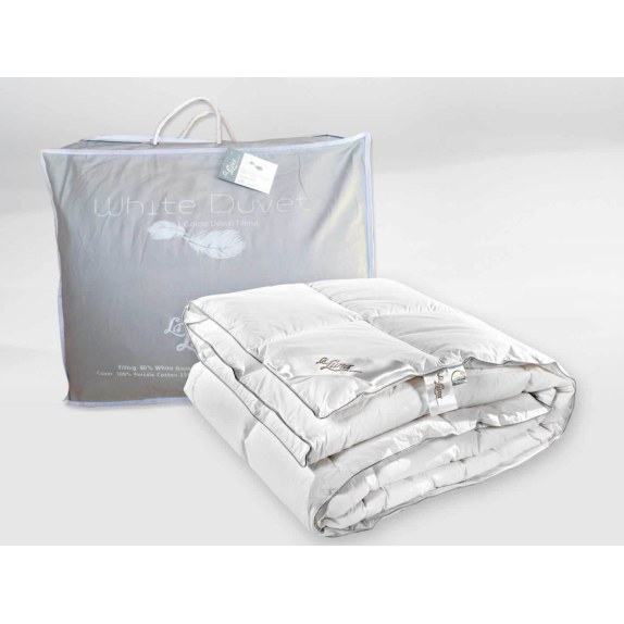 Πουπουλένιο πάπλωμα La Luna White 180x240