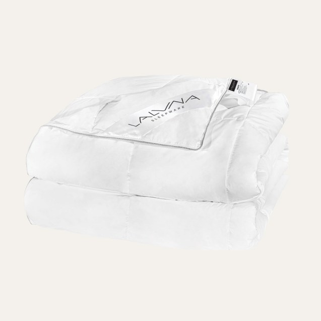 Πουπουλένιο πάπλωμα La Luna White 180x240