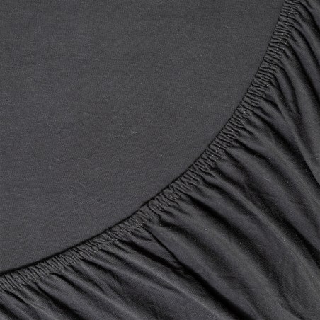 Σεντόνι με λάστιχο La Luna Jersey 100x200+40 Night Black