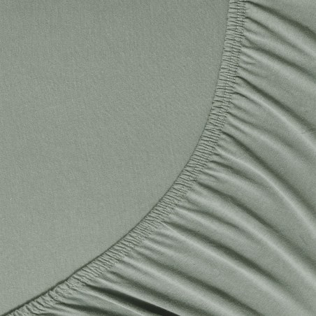 Σεντόνι με λάστιχο La Luna Jersey 120x200+40 Cool Khaki