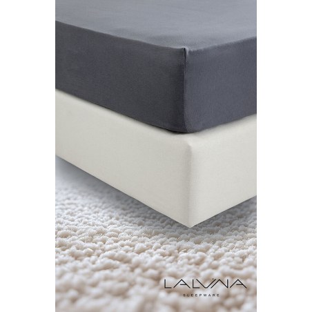 Σεντόνι με λάστιχο La Luna Jersey 160x200+40 Charcoal Grey