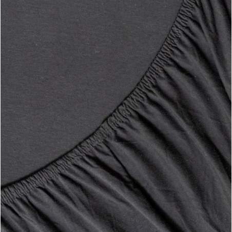 Σεντόνι με λάστιχο La Luna Jersey 180x200+40 Night Black