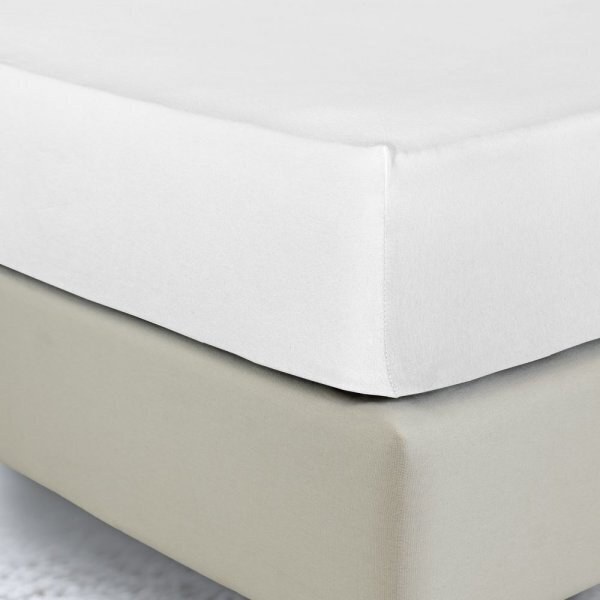 Σεντόνι με λάστιχο La Luna Jersey 100x200+40 Pure White