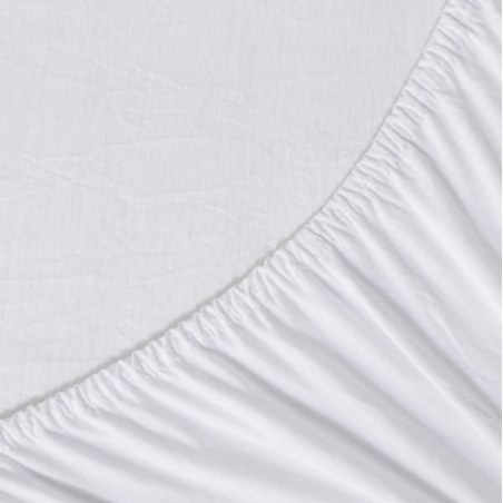 Σεντόνι με λάστιχο La Luna Jersey 100x200+40 Pure White