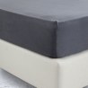 Σεντόνι με λάστιχο La Luna Jersey 100x200+40 Charcoal Grey