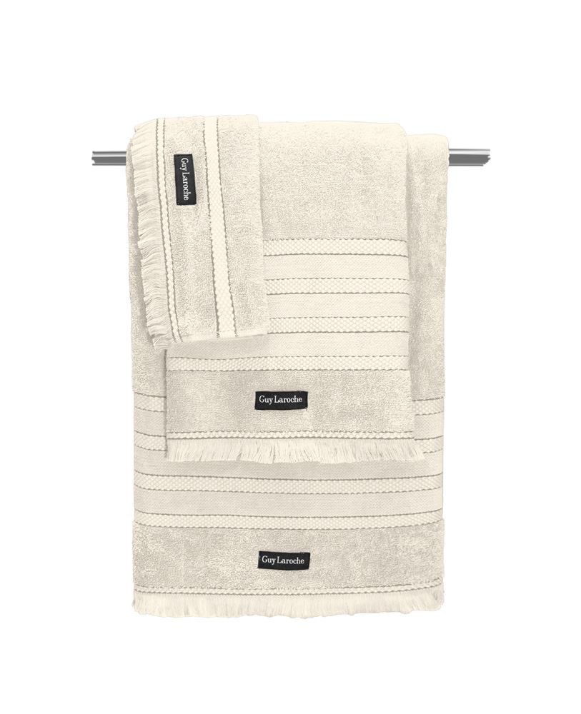 Σετ Πετσέτες 3 Τεμαχίων Guy Laroche Sarlin Cream