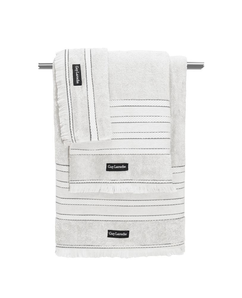 Σετ Πετσέτες 3 Τεμαχίων Guy Laroche Sarlin White