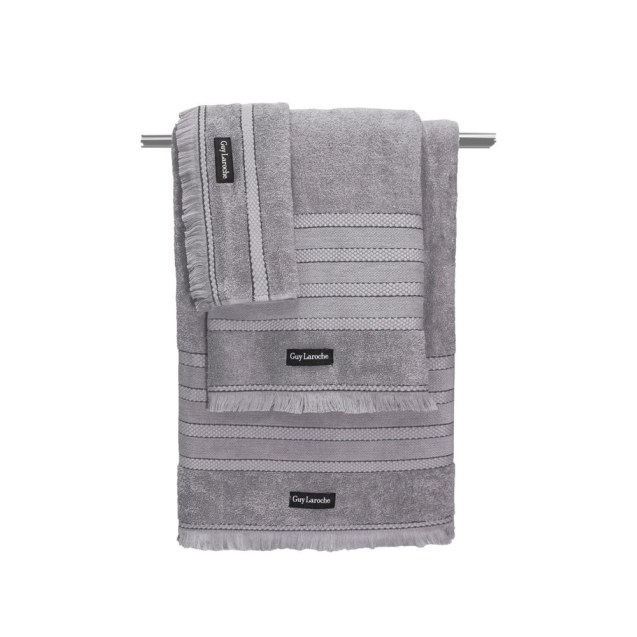 Σετ Πετσέτες 3 Τεμαχίων Guy Laroche Sarlin Melanze