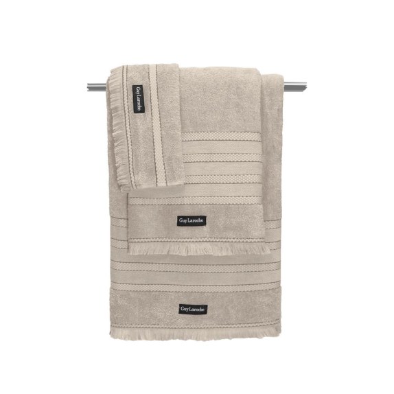 Σετ Πετσέτες 3 Τεμαχίων Guy Laroche Sarlin Beige