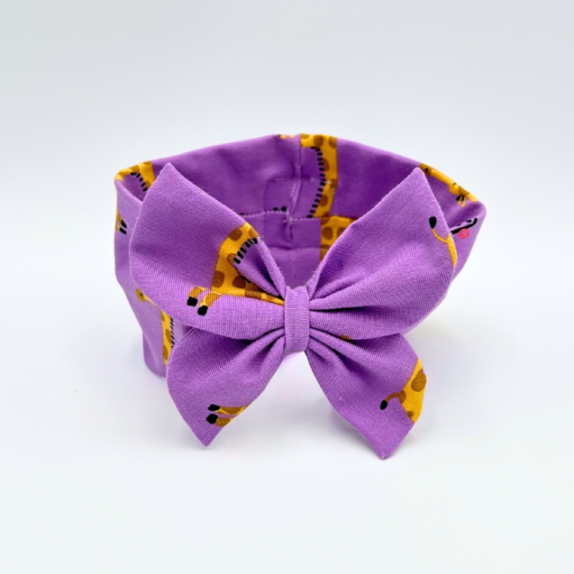 Κορδέλα Μαλλιών The Hippo and The Donkey Purple Butterfly