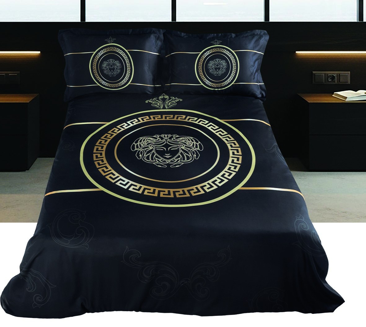 Σετ Σεντόνια King Size 4 Τεμαχίων Makis Tselios Medusa 270x290