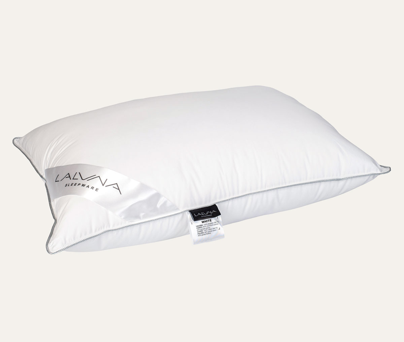 Μαξιλάρι Πουπουλένιο Μαλακό La Luna The White Goose Down Pillow 50x70