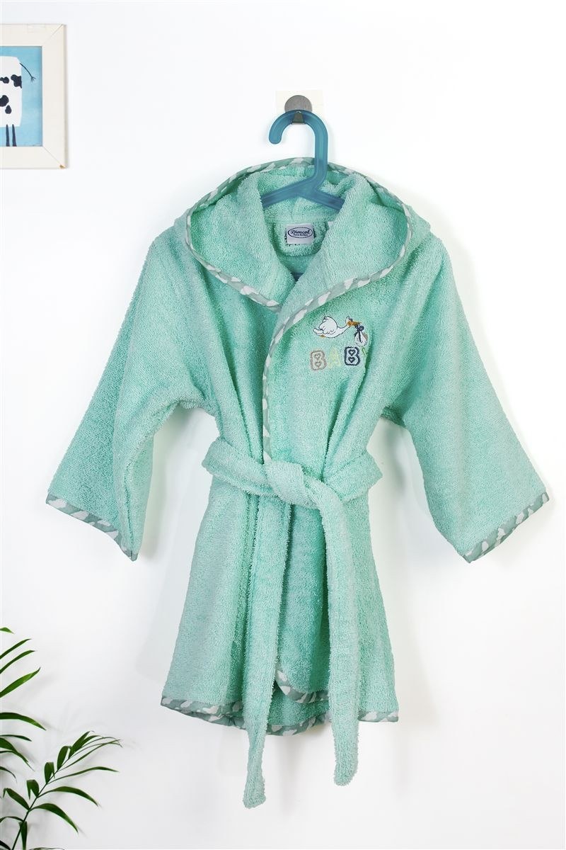 Μπουρνούζι Με Κέντημα Dimcol Stork 195 Size: 04 Mint