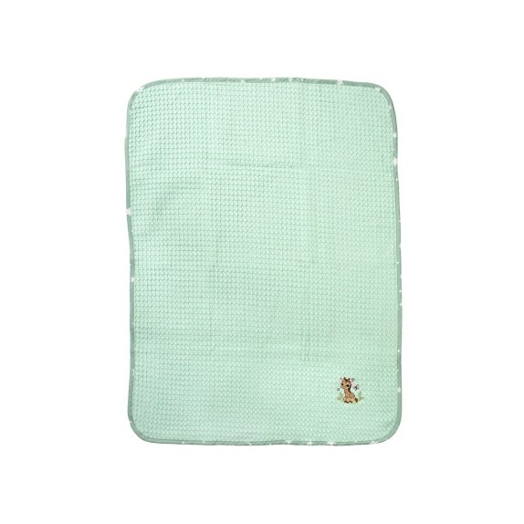 Κουβέρτα Πικέ Κούνιας Dimcol Giraffe 174 100X160 Mint