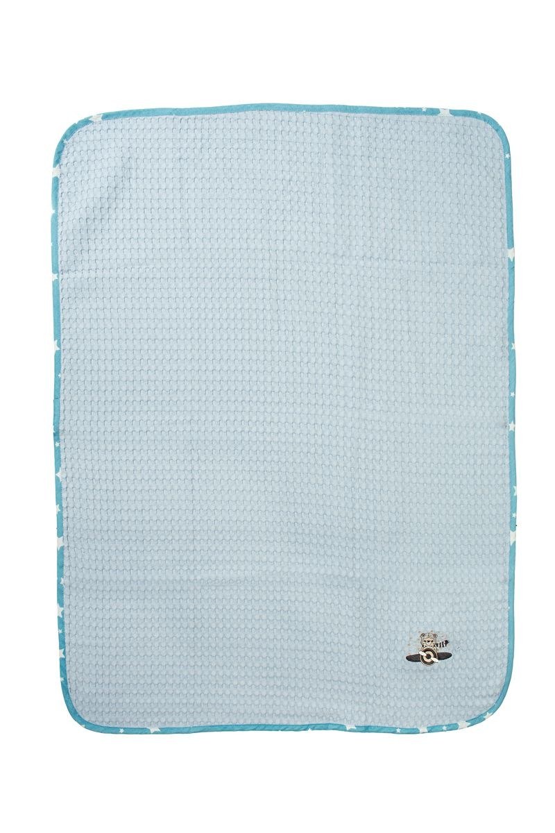 Κουβέρτα Πικέ Κούνιας Dimcol Aviator 183 100X160 Sky Blue