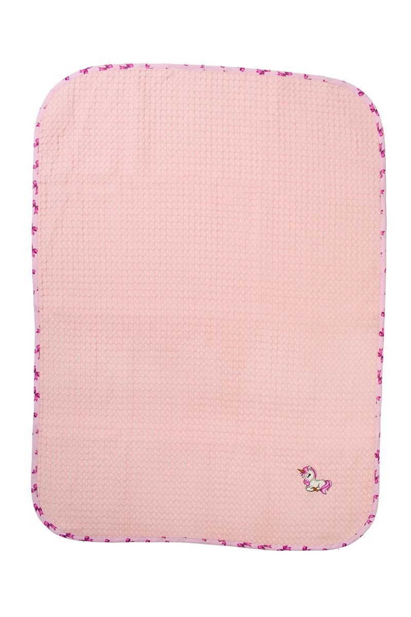 Κουβέρτα Πικέ Κούνιας Dimcol Unicorn 187 100X160 Pink