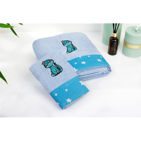 Σετ Βρεφικές Πετσέτες 2 Τεμαχίων Dimcol Dinosaur 179...