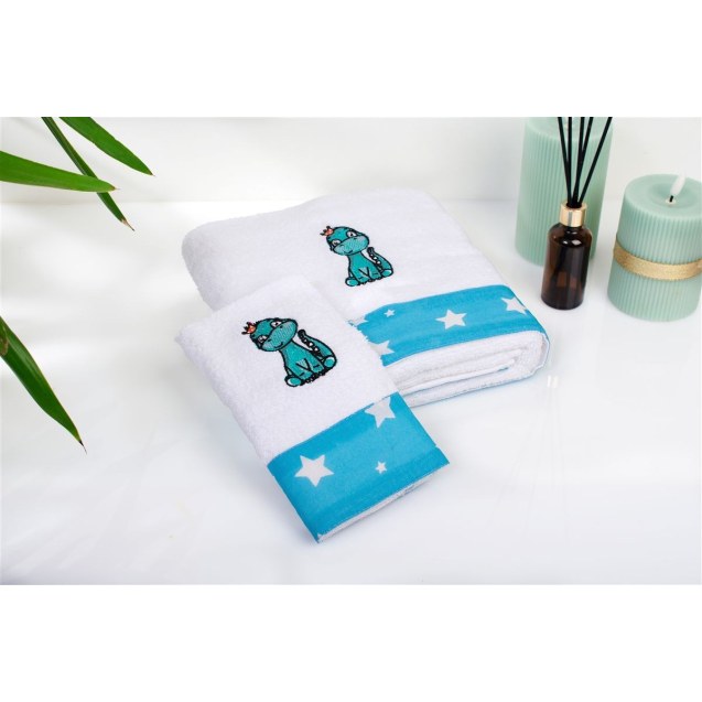 Σετ Βρεφικές Πετσέτες 2 Τεμαχίων Dimcol...