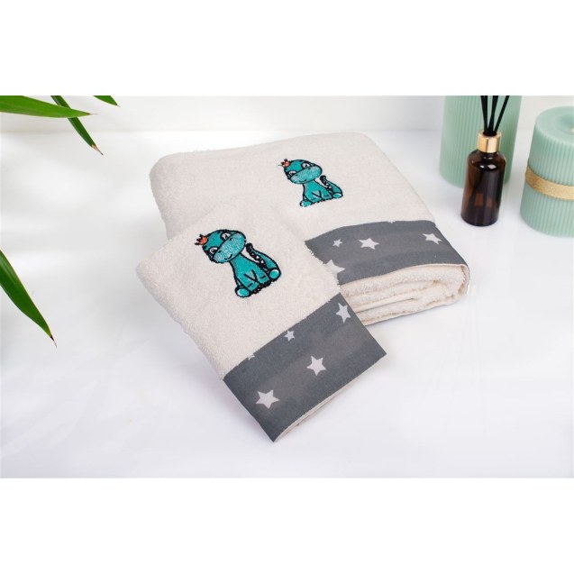 Σετ Βρεφικές Πετσέτες 2 Τεμαχίων Dimcol...