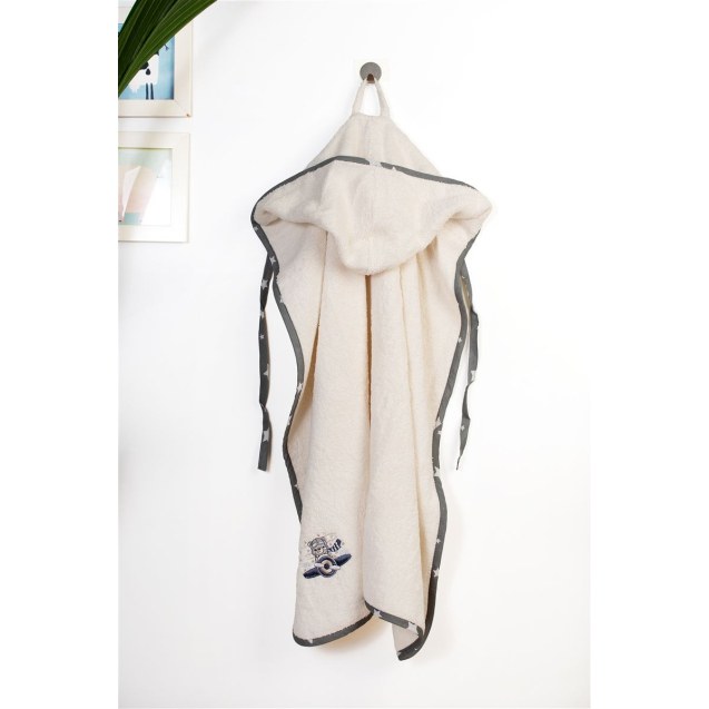 Βρεφική Κάπα Dimcol Aviator 185 75X85 Ecru-Grey