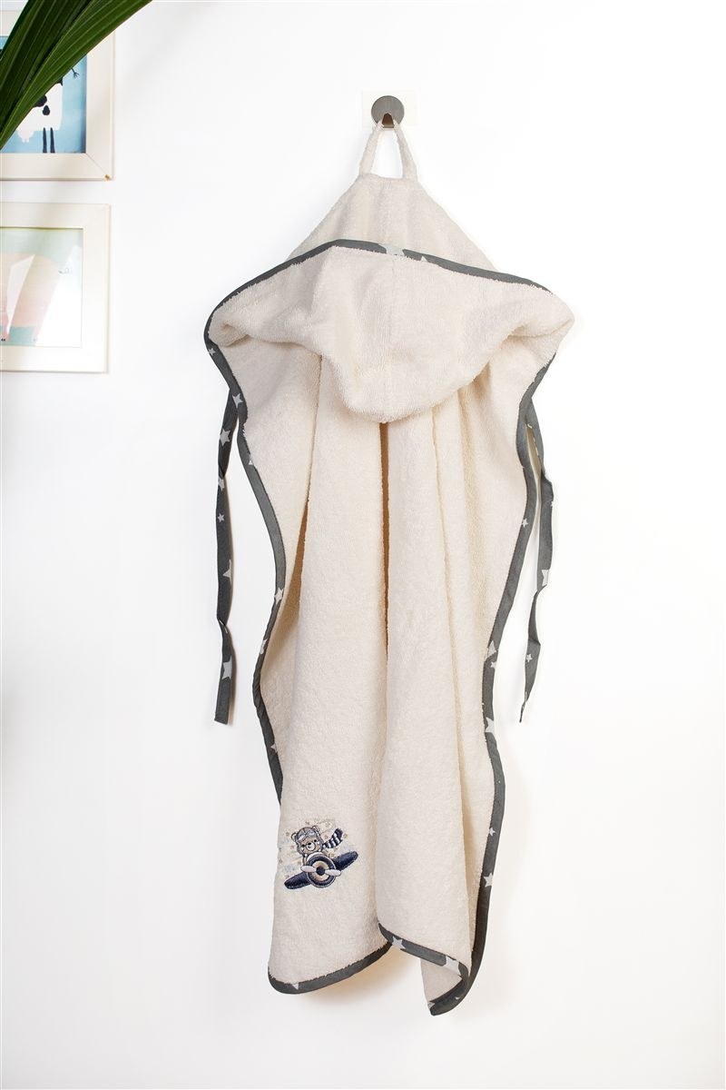 Βρεφική Κάπα Dimcol Aviator 185 75X85 Ecru-Grey