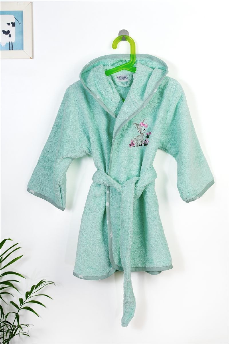 Μπουρνούζι Με Κέντημα Dimcol Deer 199 Size: 02 Mint