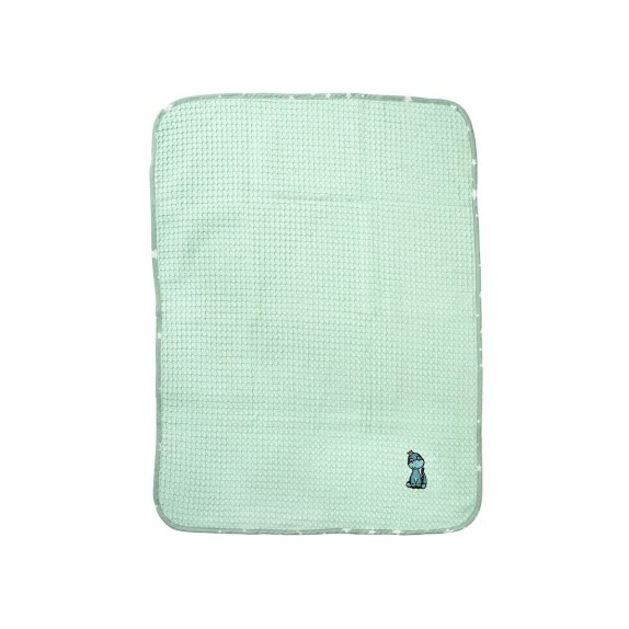 Κουβέρτα Πικέ Αγκαλιάς Dimcol Dinosaur 182 80X110 Mint