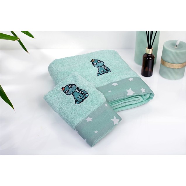Σετ Βρεφικές Πετσέτες 2 Τεμαχίων Dimcol...