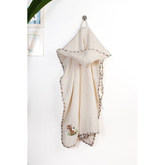 Βρεφική Κάπα Dimcol Giraffe 173 75X85 Ecru-Multi