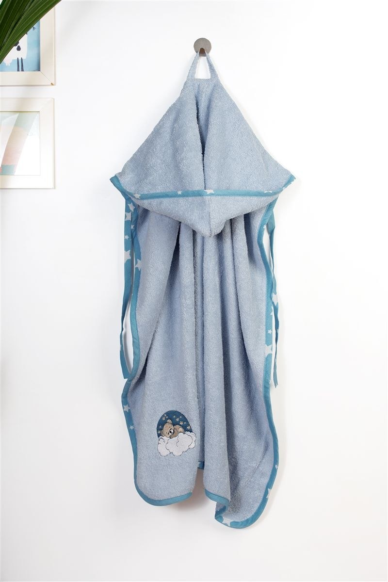 Βρεφική Κάπα Dimcol Cloudy Bear 175 75x85 Sky Blue