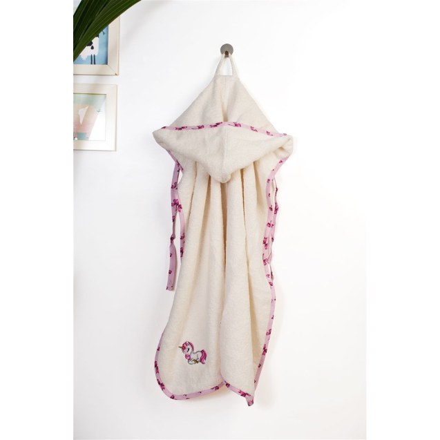 Βρεφική Κάπα Dimcol Unicorn 189 75X85 Ecru-Pink