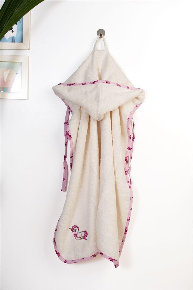 Βρεφική Κάπα Dimcol Unicorn 189 75X85 Ecru-Pink