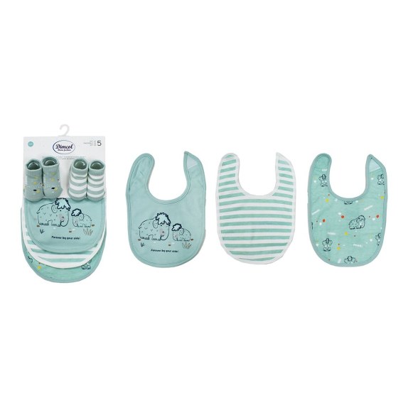 Σαλιάρα Dimcol Interlock & Επένδυση Terry με Velcro bebe...