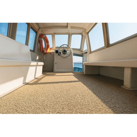 Πλαστικο Δαπεδο Spaghetti 12Mm Beige 1.22M Newplan