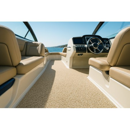 Πλαστικο Δαπεδο Spaghetti 12Mm Beige 1.22M Newplan