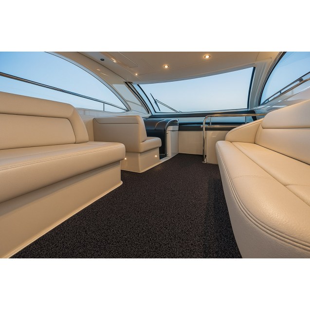 Πλαστικο Δαπεδο Spaghetti 12Mm Black 1.22M Newplan