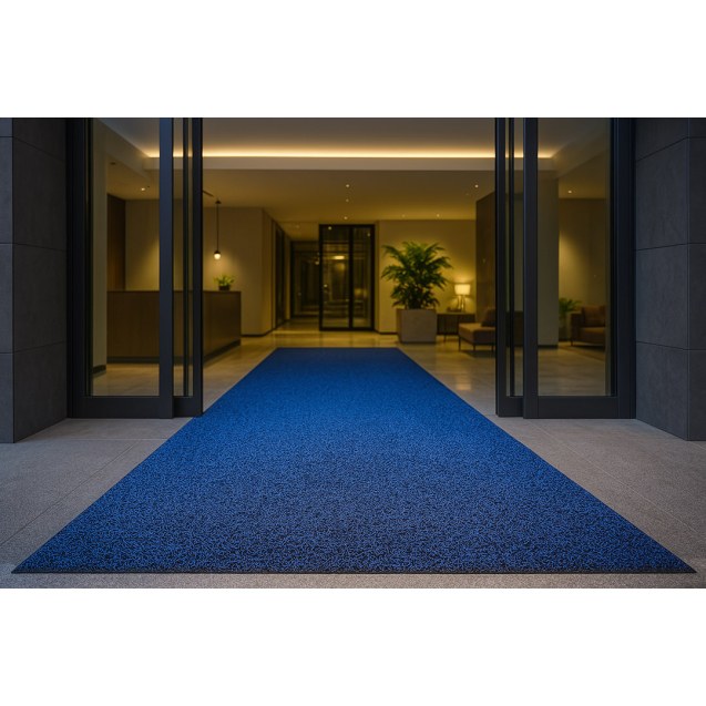 Πλαστικο Δαπεδο Spaghetti 12Mm Blue 1.22M Newplan