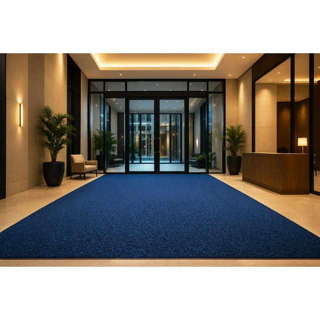 Πλαστικο Δαπεδο Spaghetti 12Mm Blue 1.22M Newplan