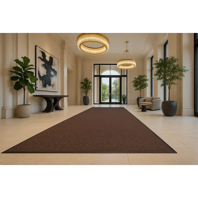 Πλαστικο Δαπεδο Spaghetti 12Mm Brown 1.22M Newplan