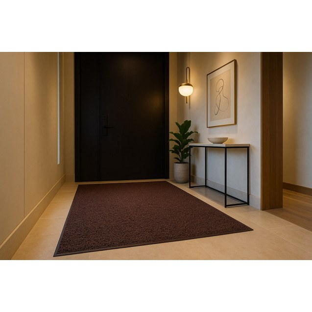 Πλαστικο Δαπεδο Spaghetti 12Mm Brown 1.22M Newplan