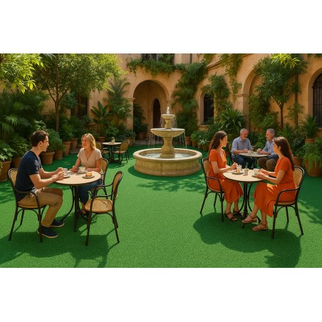 Πλαστικο Δαπεδο Spaghetti 12Mm Green 1.22M Newplan