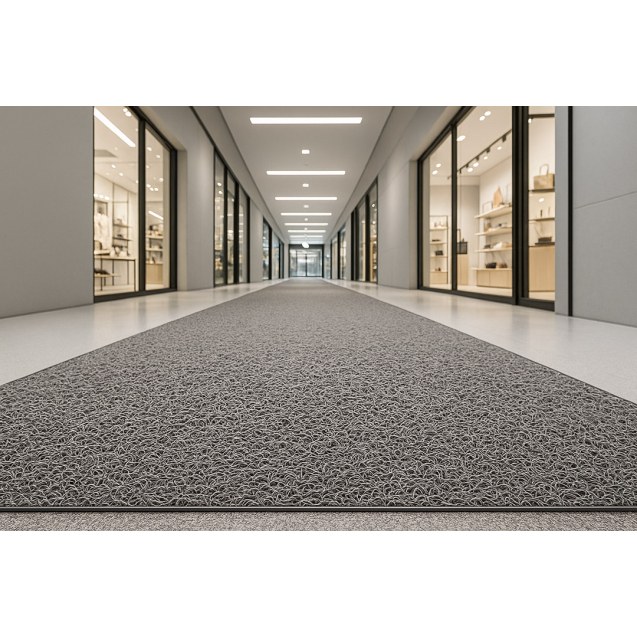 Πλαστικο Δαπεδο Spaghetti 12Mm L.Grey 1.22M...