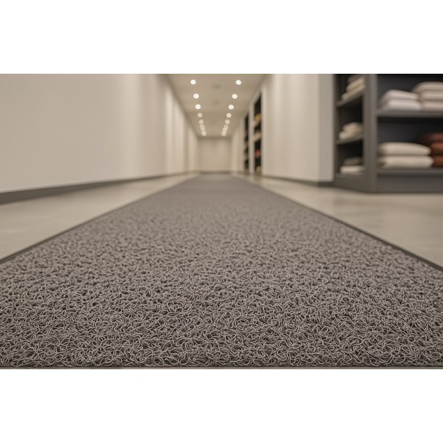 Πλαστικο Δαπεδο Spaghetti 12Mm L.Grey 1.22M...