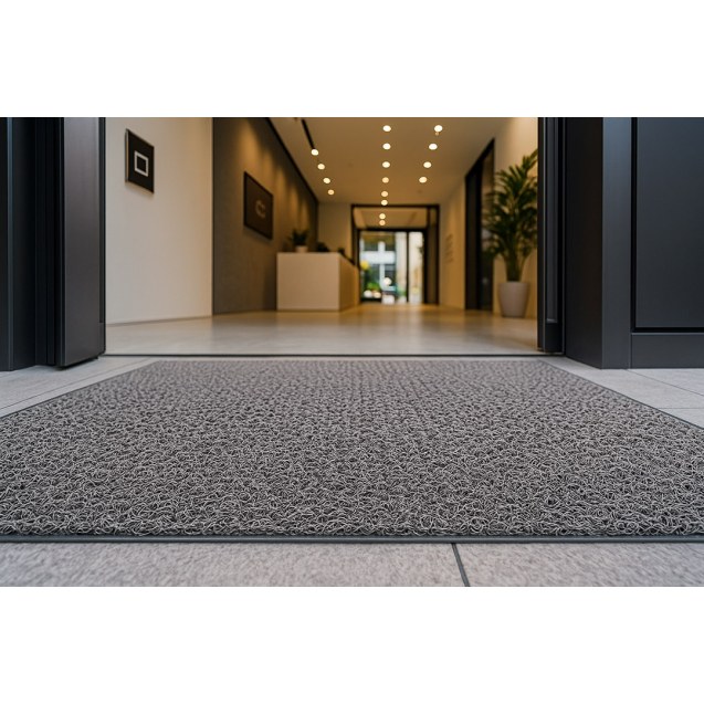 Πλαστικο Δαπεδο Spaghetti 12Mm L.Grey 1.22M...