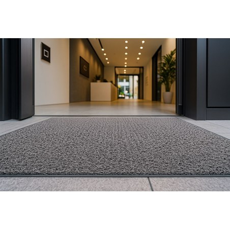 Πλαστικο Δαπεδο Spaghetti 12Mm L.Grey 1.22M Newplan