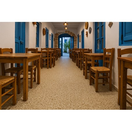 Πλαστικο Δαπεδο Spaghetti 12Mm White 1.22M Newplan